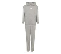 adidas Boy's Boys 3 Stripes Essentials Fleece Track_Suit, medium grey heather, 11-12 Years