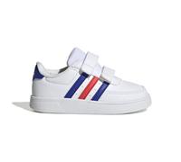 adidas Boys Boy's Infant Breaknet Court Trainers in White blue red - Size UK 5 Infant