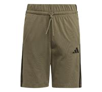 adidas Boys Boy's Junior Essentials Shorts in olive Cotton - Size 7-8Y