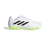 adidas Boys Boy's Juniors Copa Pure.3 FG Boots in White Black - Black & Silver Leather - Size UK 3.5