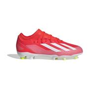 adidas Boys Boy's Juniors X Crazyfast League FG Boots in red white Textile - Size UK 5.5