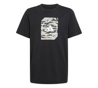 adidas Boy's CAMO Box Junior Boys Tshirt, Black, 9-10 Years