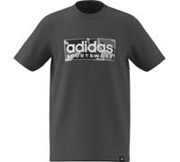 adidas Boy's CAMO Linear Junior Boys Graphic TEE, Grey Five, 11-12 Years