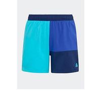 adidas Boys Colourblock Swimshorts, Blue, Size 15-16 Years Blue
