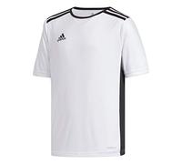 adidas Boy's Entrada 18 Jsyy JERSEY SHORT SLEEVE , White/Black, 128 UK