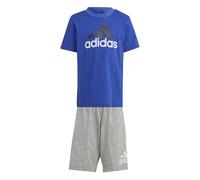 Adidas Boys Essentials Logo Tee and Short Set Size: 3-4 years, Colour: Blue