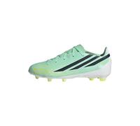 adidas Boys F50 Hyperfast League Firm Ground Sneakers Shoes - Pink, Pulse Mint/Night Navy/Solar Lemon, 3.5 Big Kid