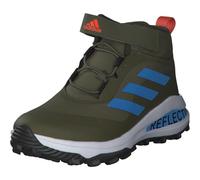 adidas Boy's Fortarun Atr El Sneaker, Focus Olive Pulse Blue Shadow Olive, 3.5 UK Child