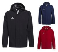 Adidas Boys/girls Entrada 22 Waterproof Rain Jacket - 5-6 Years - Black