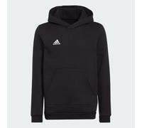 Adidas Boys Girls Hoodie Entrada Hoody Kids Fleece Top Jumper Sweatshirt Black