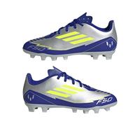Adidas F50 Club Messi Junior FG/MG (Sizes 3-5.5) Size: 3 UK, Colour: Silver