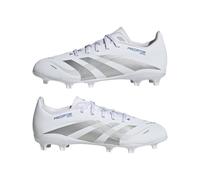 adidas Junior Predator League Firm Ground Football Boot - White, White, Size 11 White