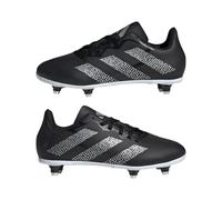 ADIDAS BOYS GIRLS JUNIOR RUGBY BOOTS SG SOFT GROUND KIDS SCHOOL BLACK IE3581