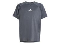 adidas Boy's GOTO PZ T-Shirt, Black/Grey Three/Reflective Silver, 15-16 Years