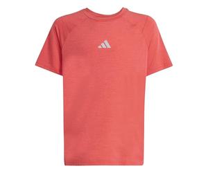 adidas Boy's GOTO PZ T-Shirt, Dusky Petrol/Dusky Ink/Reflective Silver, 7-8 Years