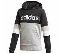 Adidas Boys Hoodies Hoody Kids Linear Pullover Fleece Hoodie Tops Pockets