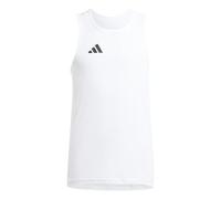 adidas Boys Junior Adizero Team Singlet T-Shirt, 7-8 Years White/Black