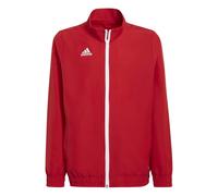 adidas Boys Kids Funnel Neck Long Sleeve Athletic Top in Power Red - Size 9-10Y