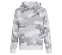 adidas Boys' Long Sleeve Camo Print Hoodie, White France Camouflage, 14-16