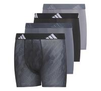 adidas Boys' Microfiber Boxer Briefs (4-Pack) Designed for Active Sports and All Day Comfort, Black/Onix Grey/Grey, Medium, black/onyx grey/grey, M