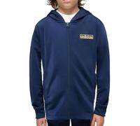 adidas Boys' Navy Zip Hoodie, Marine, 14-15 ans