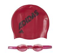 adidas Boy's Pack Swim Cap - Red/Black