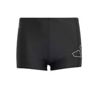 adidas Boys' Performance Big Bars Swim Boxer Boys, 12-13 Years Black