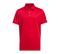 adidas Boy's Performance Short Sleeve Polo Shirt Kids, COLRED, 15-16 Years