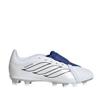 adidas Boys Predator Club Firm Ground Football Boots in White/Blue - Size UK 1