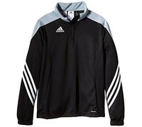 Adidas Boys Sereno14 Training Sweatshirt - Black/Silver/White, Size 152