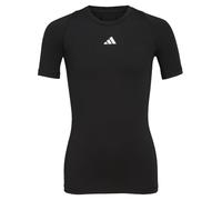 adidas Boys' Short Sleeve AEROREADY Techfit Top, Black, Medium (10/12)