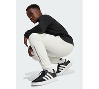 adidas Boys Slogan Fleece Pants Kids, White, Size 11-12 Years White