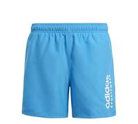 adidas Boy's Sportswear Essentials Logo CLX Swim Shorts Kids, Bright Blue/White, 5-6 Years