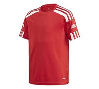 adidas Boy's Squadra 21 Jersey, Team Power Red / White, 7-8 Years