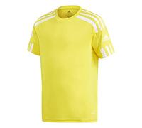 adidas Boy's Squadra 21 Jersey, Team Yellow / White, 7-8 Years