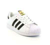 adidas Boy's Superstar Sneakers, White Core Black Core White, 1 UK