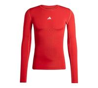 adidas Boy's Techfit Aeroready Longsleeve Youth Shirt, Team Power red 2, 9-10 Years