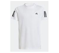 adidas Boy's Boys Club Tennis 3-Stripes T-Shirt, White, 15-16 Years