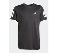 adidas Boy's Boys Club Tennis 3-Stripes Shirt, Black, 9-10 Years
