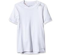 Adidas Boys TF Baselayer T-Shirt Colour: White, Size: 9-10 years