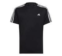 adidas Boy's Train Essentials AEROREADY 3-Stripes Regular-Fit Tee, Black/White, 7-8 Years