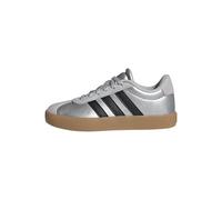 adidas Boy's Unisex VL Court 3.0 Shoes Kids, Silver met./core Black/LGH Solid Grey, 6 UK Child