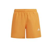 Adidas Boy's YB BOS Shorts Swimsuit, Orange Rush, 7-8A
