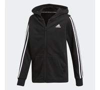 Adidas Boys Zip Hoodie Junior Kids Fleece Top Jacket Jumper Sweatshirt Hood