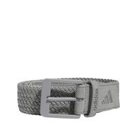 adidas Braided Stretch Golf Belt, Grey Three, S-M