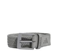 adidas Braided Stretch Golf Belt, Grey Three, S-M
