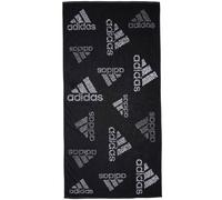 Adidas Branded Must-Have Towel Cotton Soft Swimming Sports Towel Black RRP £35