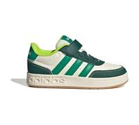 adidas Breakbase Shoes Kids Trainers White/Green 2