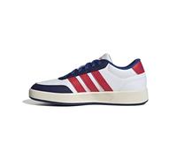 adidas BREAKNET 3.0 Shoes Junior, FTWR White/Pure Ruby/Team Royal Blue, 5 UK Child