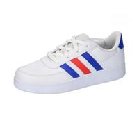 adidas Breaknet Lifestyle Court Lace Shoes Tennis, Cloud White/Lucid Blue/Bright red, 5.5 UK